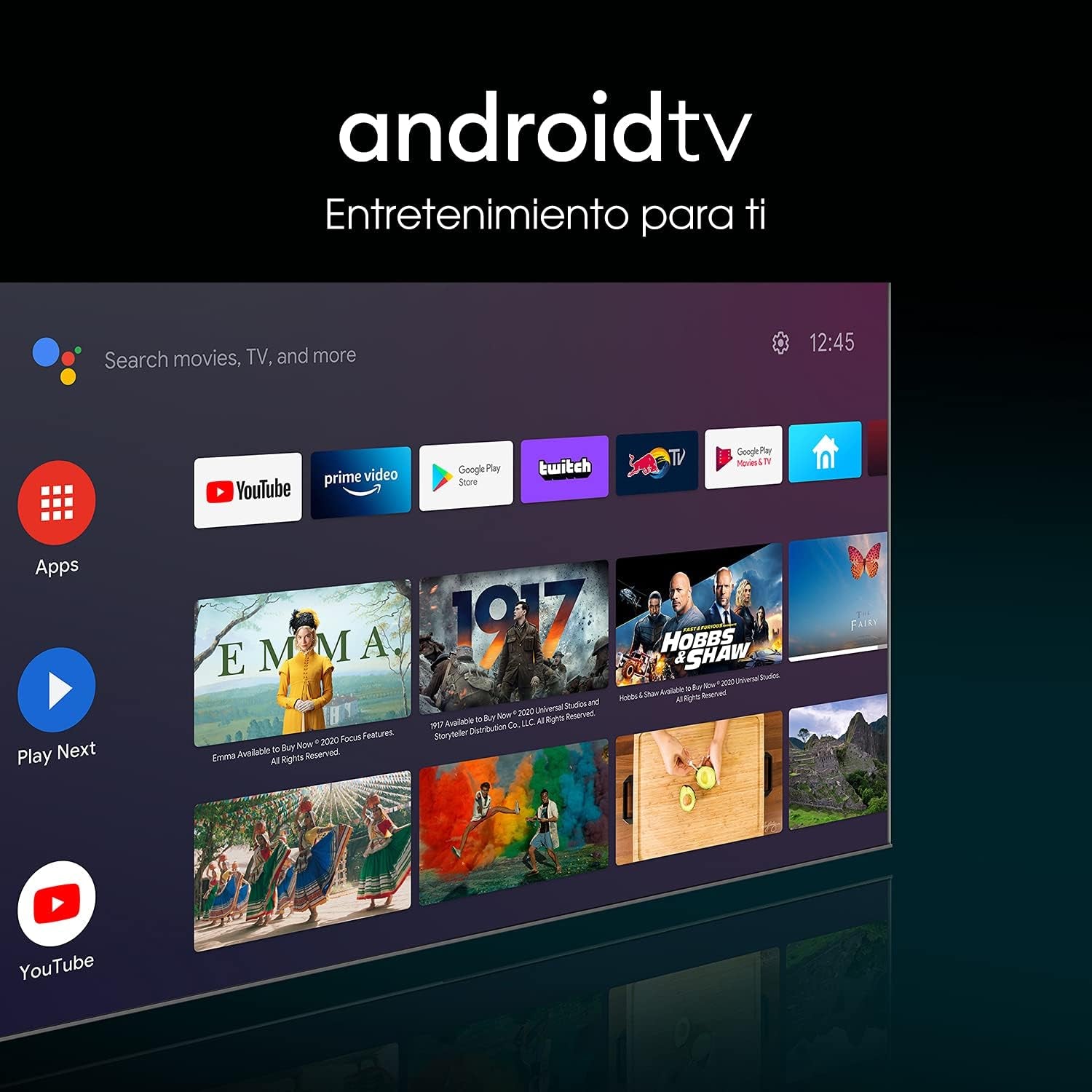 ULED Premium 65U7G QLED Series 65-Inch Android 4K Smart TV with Alexa Compatibility, 1000-Nit HDR10+, Dolby Vision & Atmos, 120Hz, HDMI 2.1, Game Mode Pro